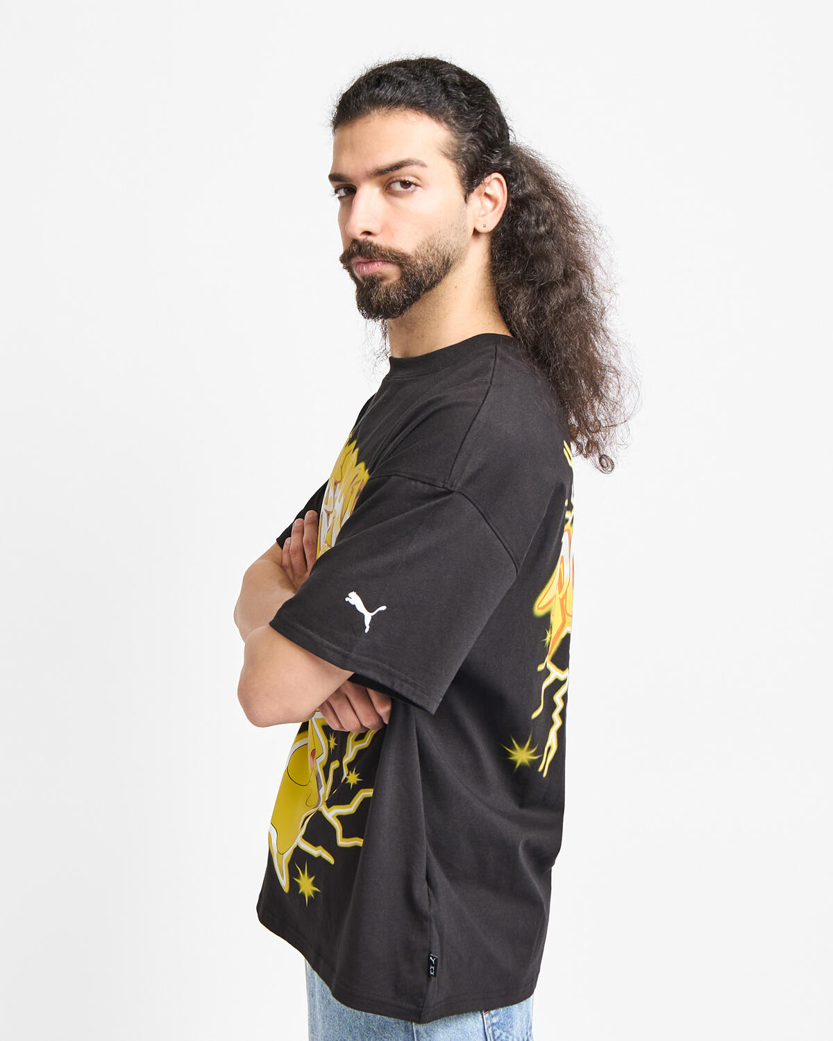 Puma x Pokemon Hoops Pikachu Tee | 635658-01 | AFEW STORE
